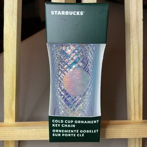 Starbucks 2022 Cold Cup Ornament Key Chain